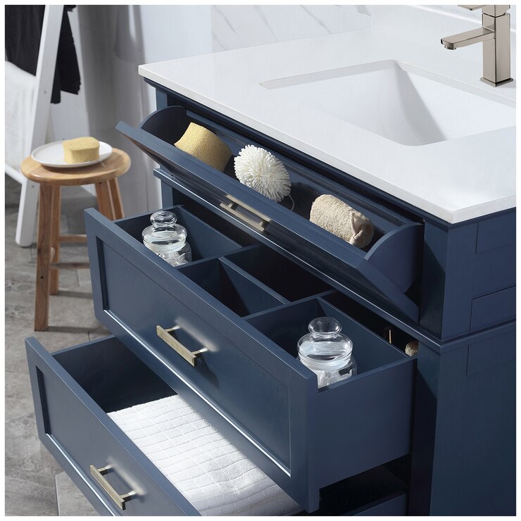 OVE Tux 915mm Midnight Blue Vanity | Costco Australia