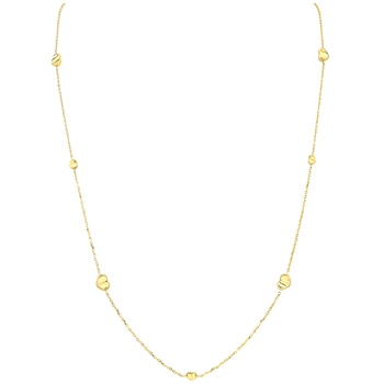 14KT Yellow Gold Heart Necklace