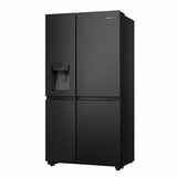 Hisense 632L Side By Side Fridge Black HRSBS633BW Hisense 632L Side By Side Fridge Black HRSBS633BW