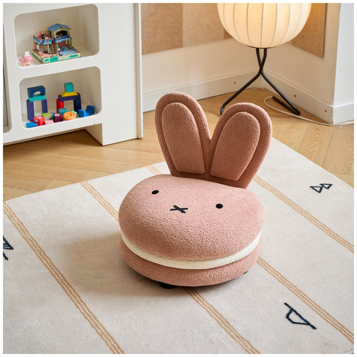 Aesthetik Kids Pink Miffy Macaron Chair