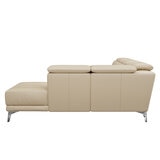 Valencia Pista Leather Reclining Sectional Lounge Right Chaise