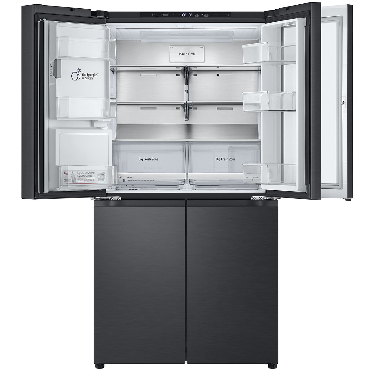 LG 638L French Door Fridge Matte Black GF-D700MBLC