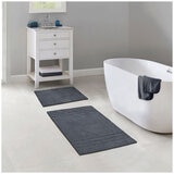 Mineral Spring Multi Needle Bath Mat 2 Pack Gunmetal Grey
