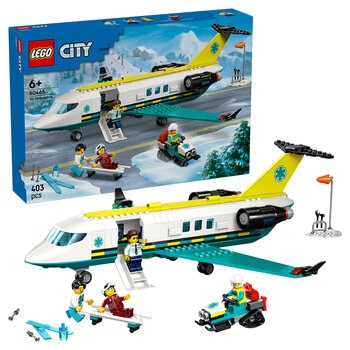 LEGO City Emergency Air Ambulance Airplane 60465