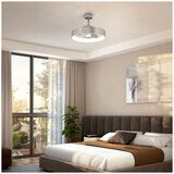 Artika Brushed Nickel With Remote Austin 58cm Ceiling Fan