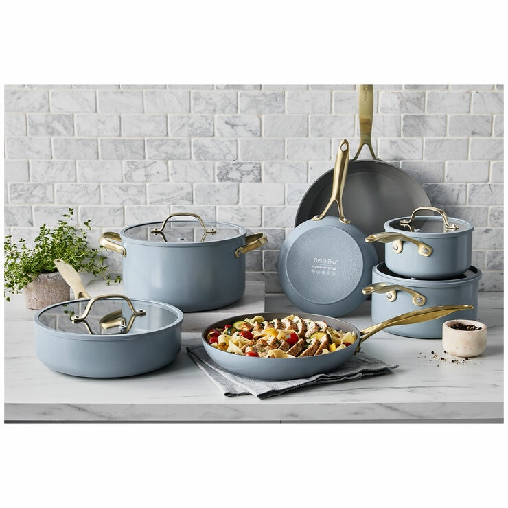 Greenpan Jewel Ceramic Cookware Set 7 Piece
