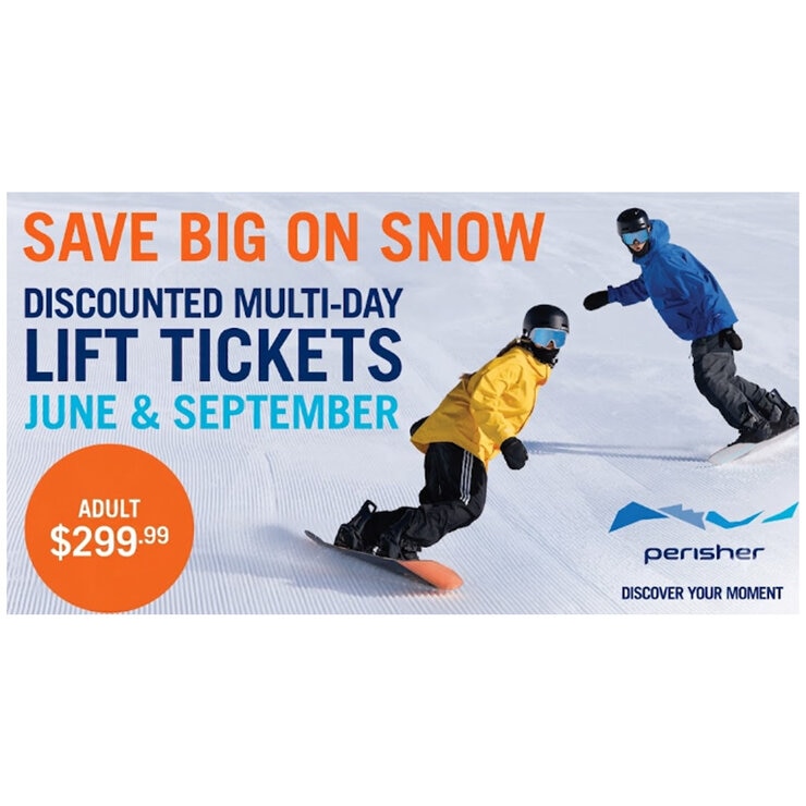 Perisher Lift Ticket Off Peak Season Adult 2 or 3 Day Perisher Lift Ticket Off Peak Season Adult 2 or 3 Day