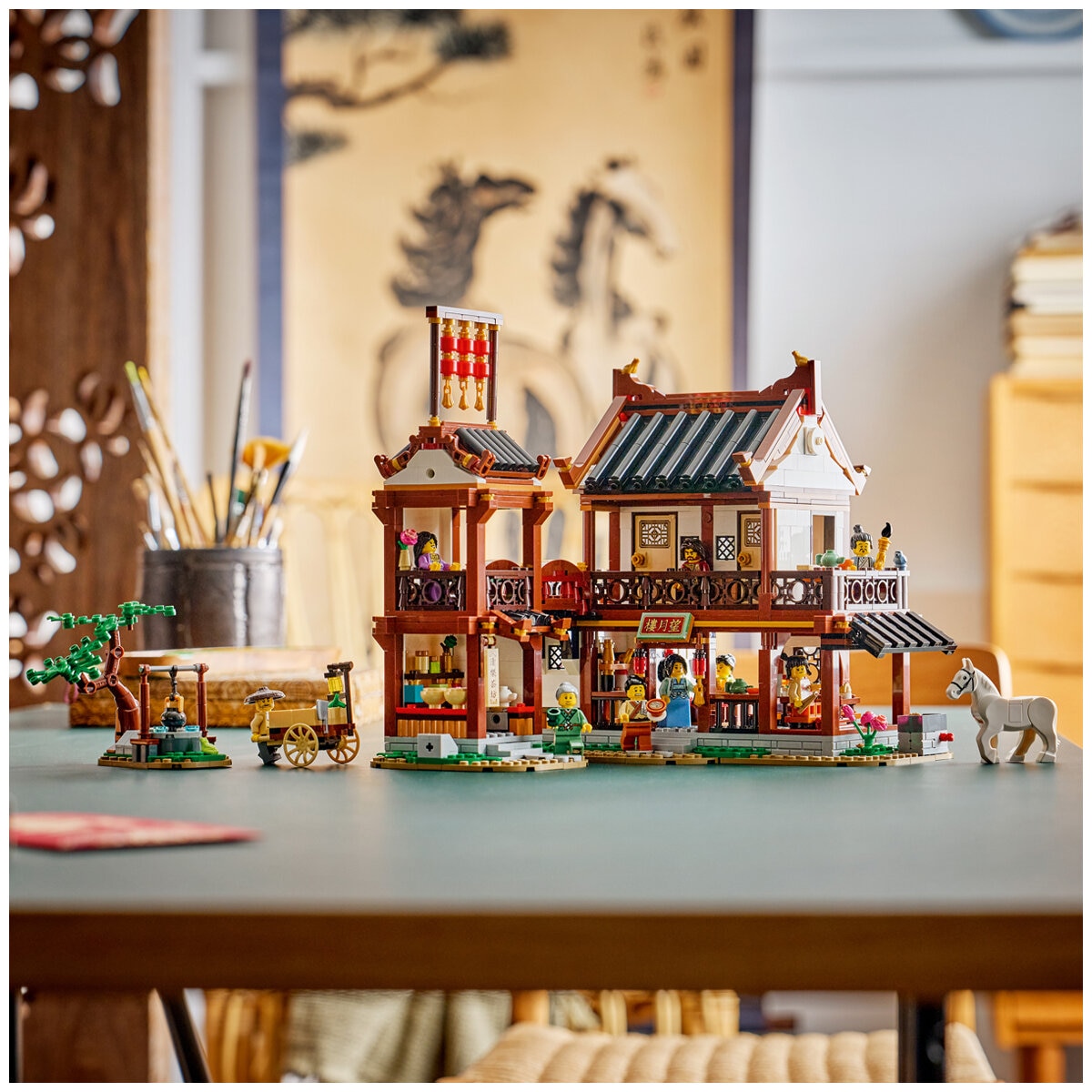 LEGO Chinese Festivals Ancient Moon-Gazing Inn Building Set 80121 LEGO Chinese Festivals Ancient Moon-Gazing Inn Building Set 80121