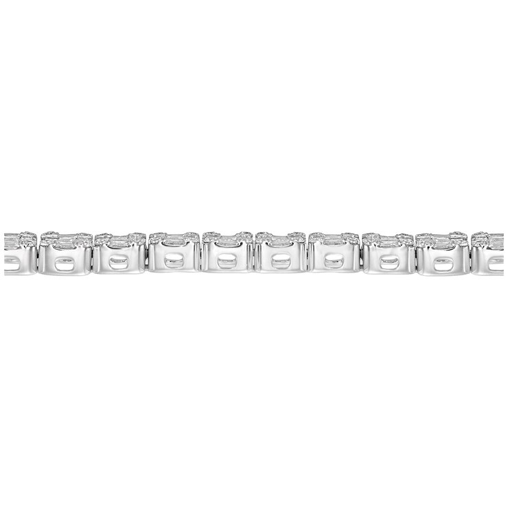 18KT White Gold 3.25ctw Diamond Bracelet Costco Australia