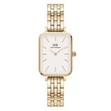 Daniel Wellington Quadro White Dial 5-link Gold Strap Women's Watch DW00100622 Daniel Wellington Quadro White Dial 5-link Gold Strap Women's Watch DW00100622