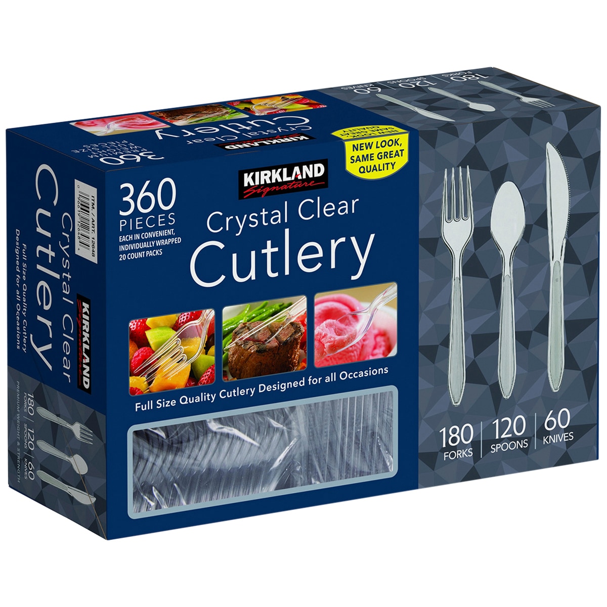 Kirkland Signature Clear Cutlery