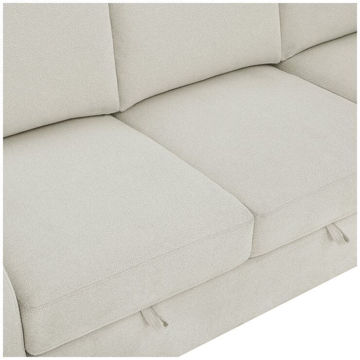 Thomasville 2 Piece Fabric Sofa With Wedge Seat And Storage