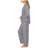 Carole Hochman Women's 2pc PJ Set - White Animal