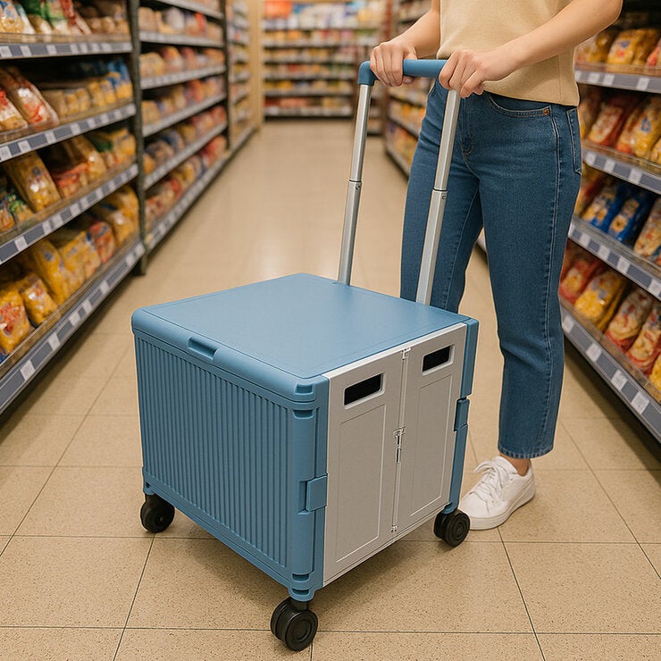 SpaceMade Folding Shopping Cart 50L SpaceMade Folding Shopping Cart 50L