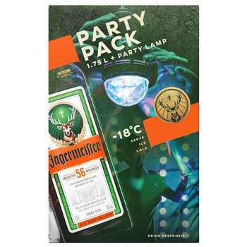Jagermeister Liqueur 1.75L And Party Lamp Gift Pack