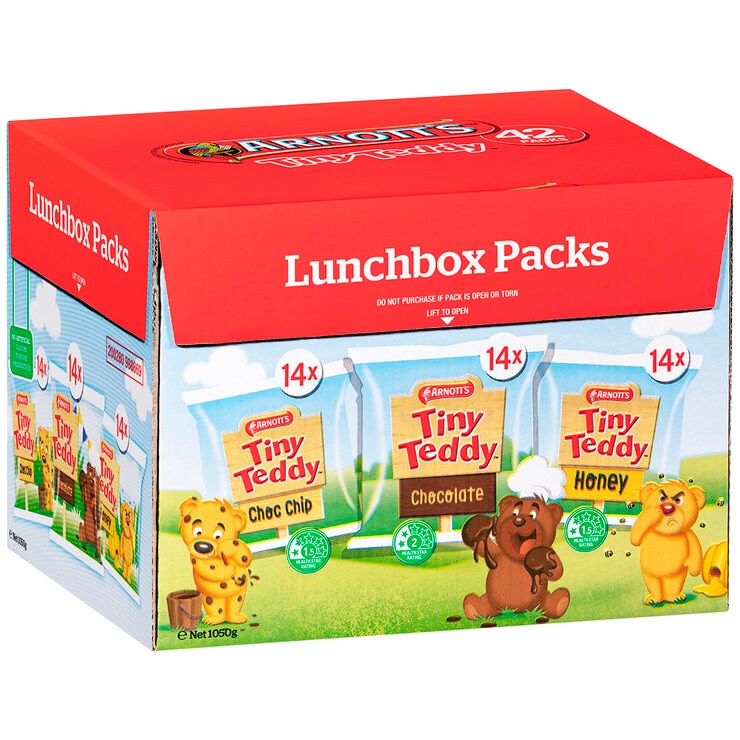 Arnott's Tiny Teddy Variety Pack 1050g Arnott's Tiny Teddy Variety Pack 1050g