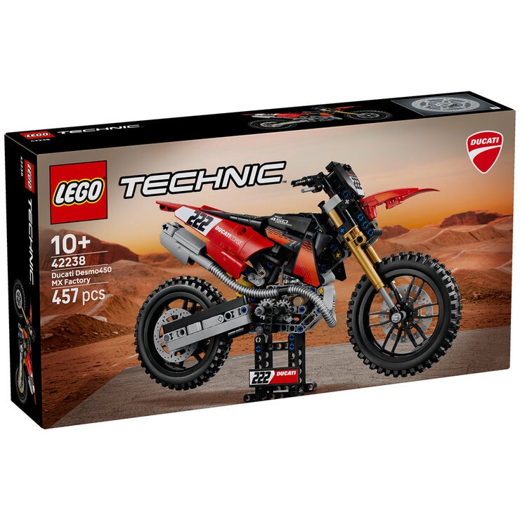 LEGO Technic Ducati Desmo450 MX Factory Motorcycle 42238