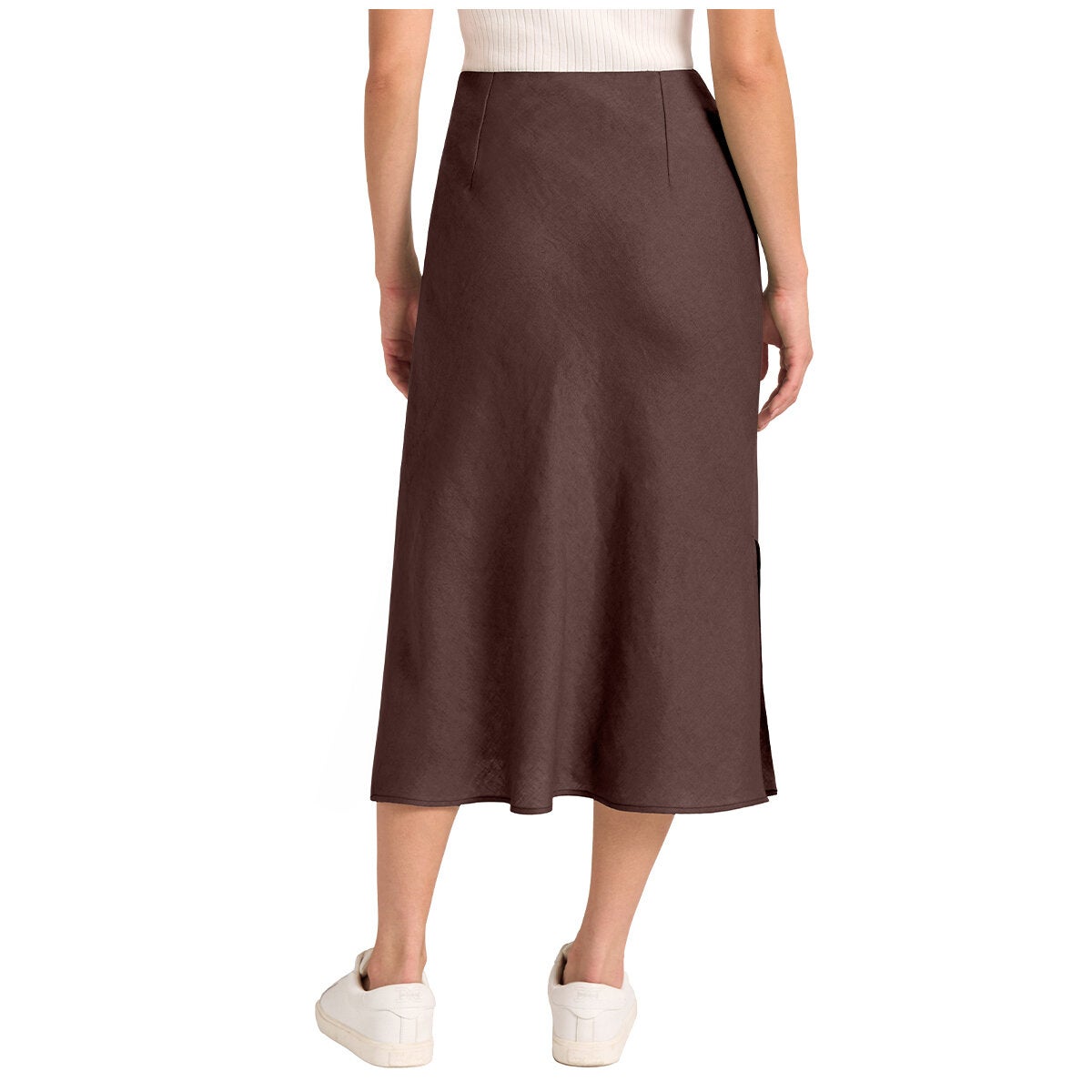 Matty M Women's Linen Slip Skirt