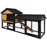 I.Pet Chicken Coop Rabbit Hutch Large