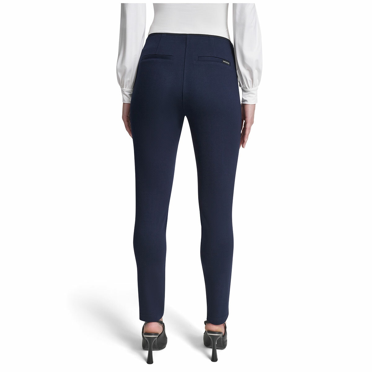DKNY Women's Slim Leg Ponte Pant