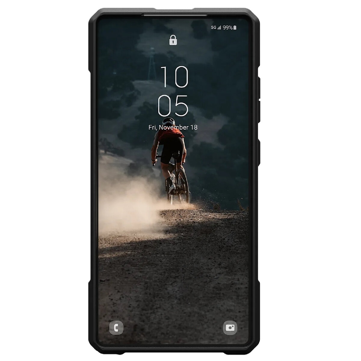 UAG Monarch Pro Samsung Galaxy S25 Ultra 5G Rugged Case Kevlar Black MPA-USGS25UMPKCBLK