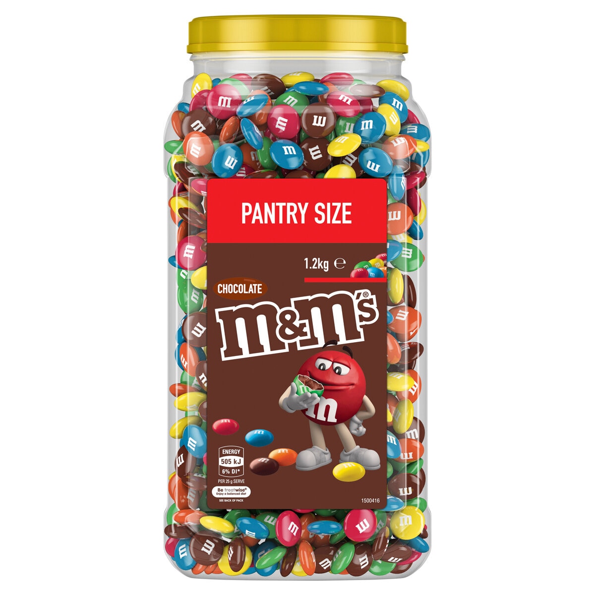 M&M's Milk Chocolate Candies 3lb 14oz Jar