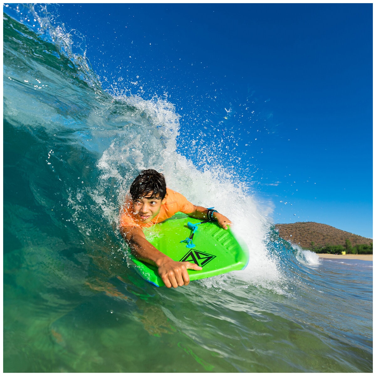 Scott Burke Surf Krypton 42 inch Bodyboard With Leash 1.06M x 0.55M x 6.35CM