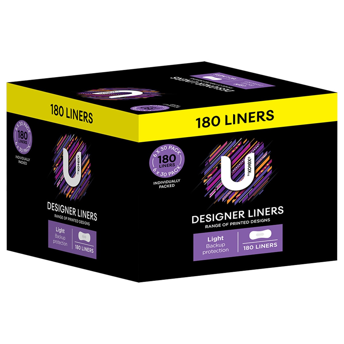 U By Kotex Designer Liners 180 Pack