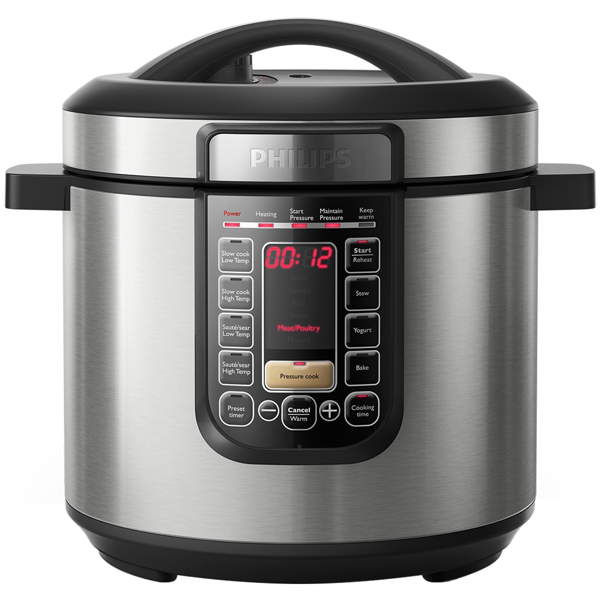 prestige cooker black metal