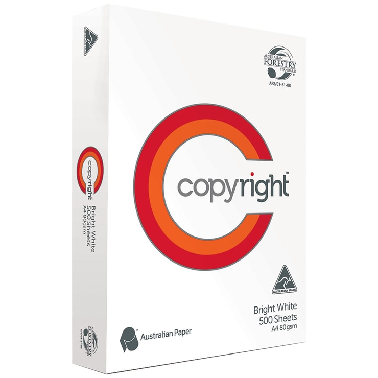 Copyright A4 Copy Paper 80g 5RM Costco Australia