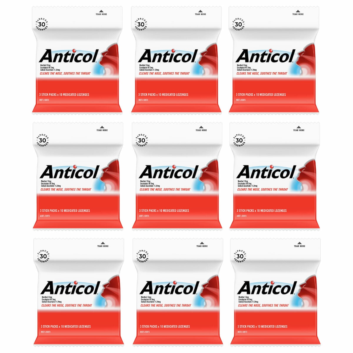 Anticol Throat Lozenge 9 x 30 Pack