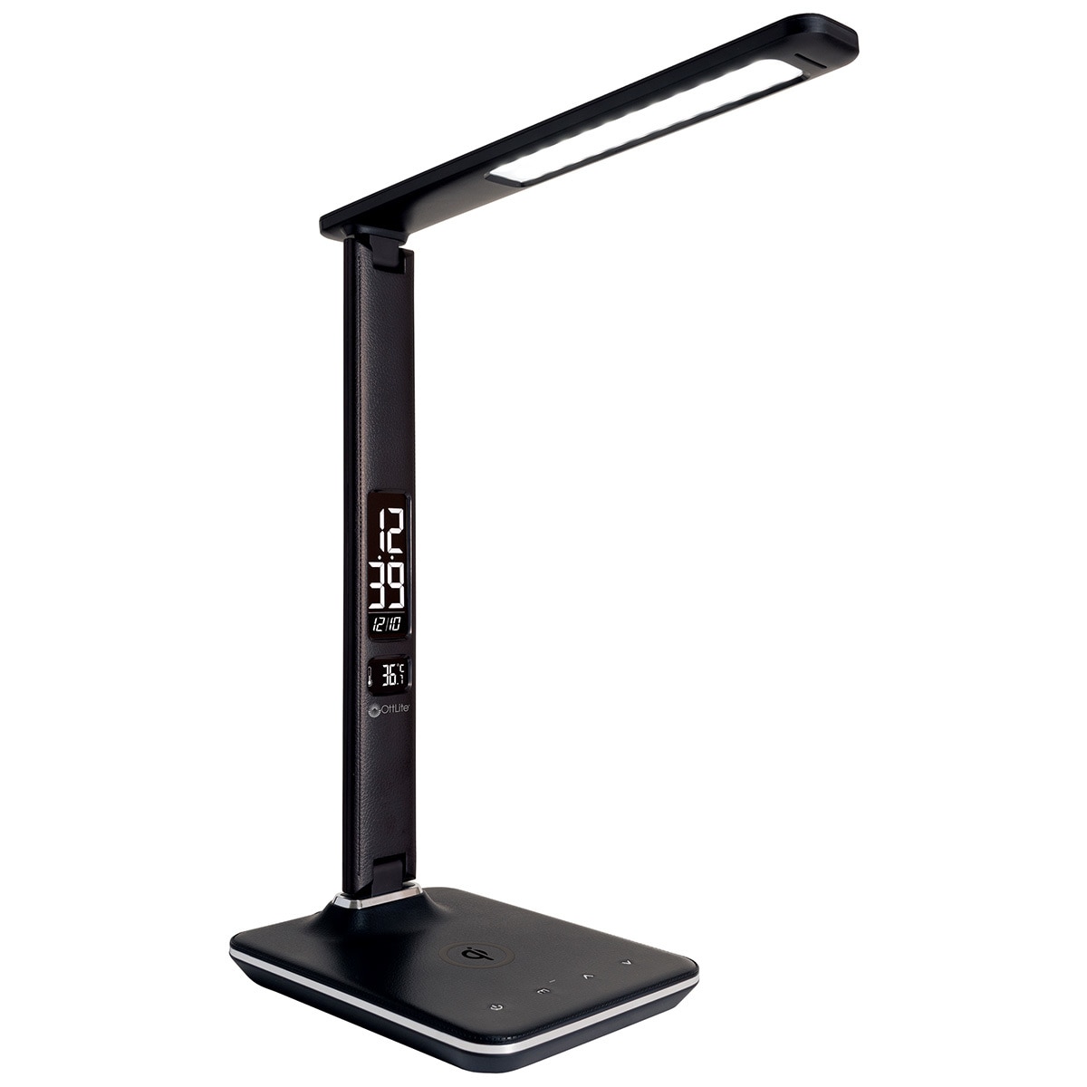 Ottlite LED Desk Lamp Wireless Charge - Black
