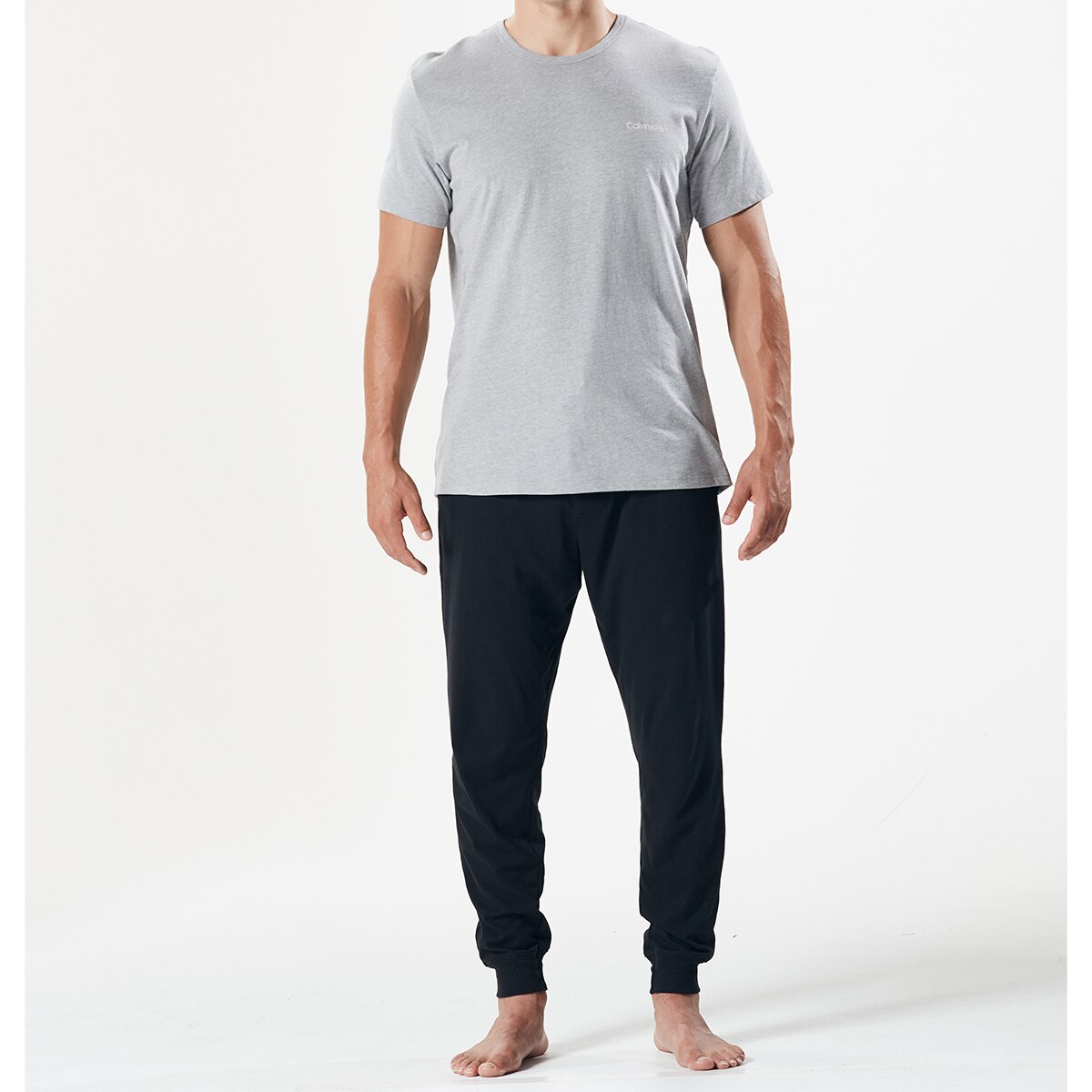 Calvin Klein Men's Pyjama Set Grey/Black | Costco Australia
