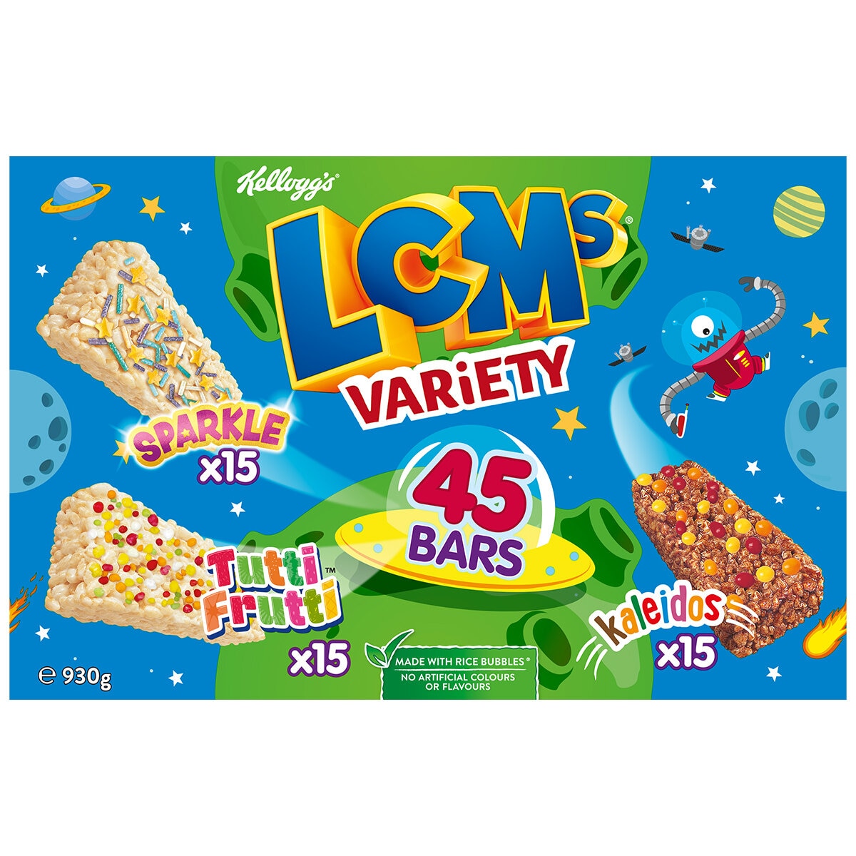 Kellogg's LCMs Variety Pack 45 bars 930 gram