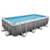 Bestway Power Steel Rectangular Pool Set 4.88M x 2.44M x 1.22M
