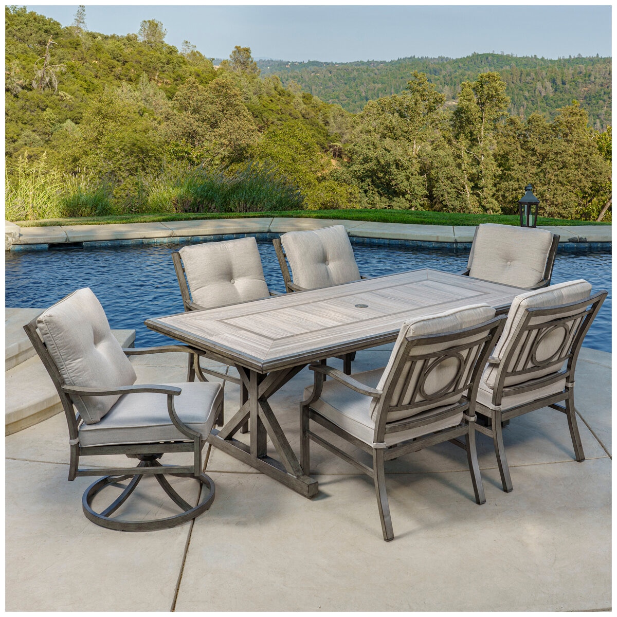 Sunvilla Beth 7 Piece Outdoor Dining Set