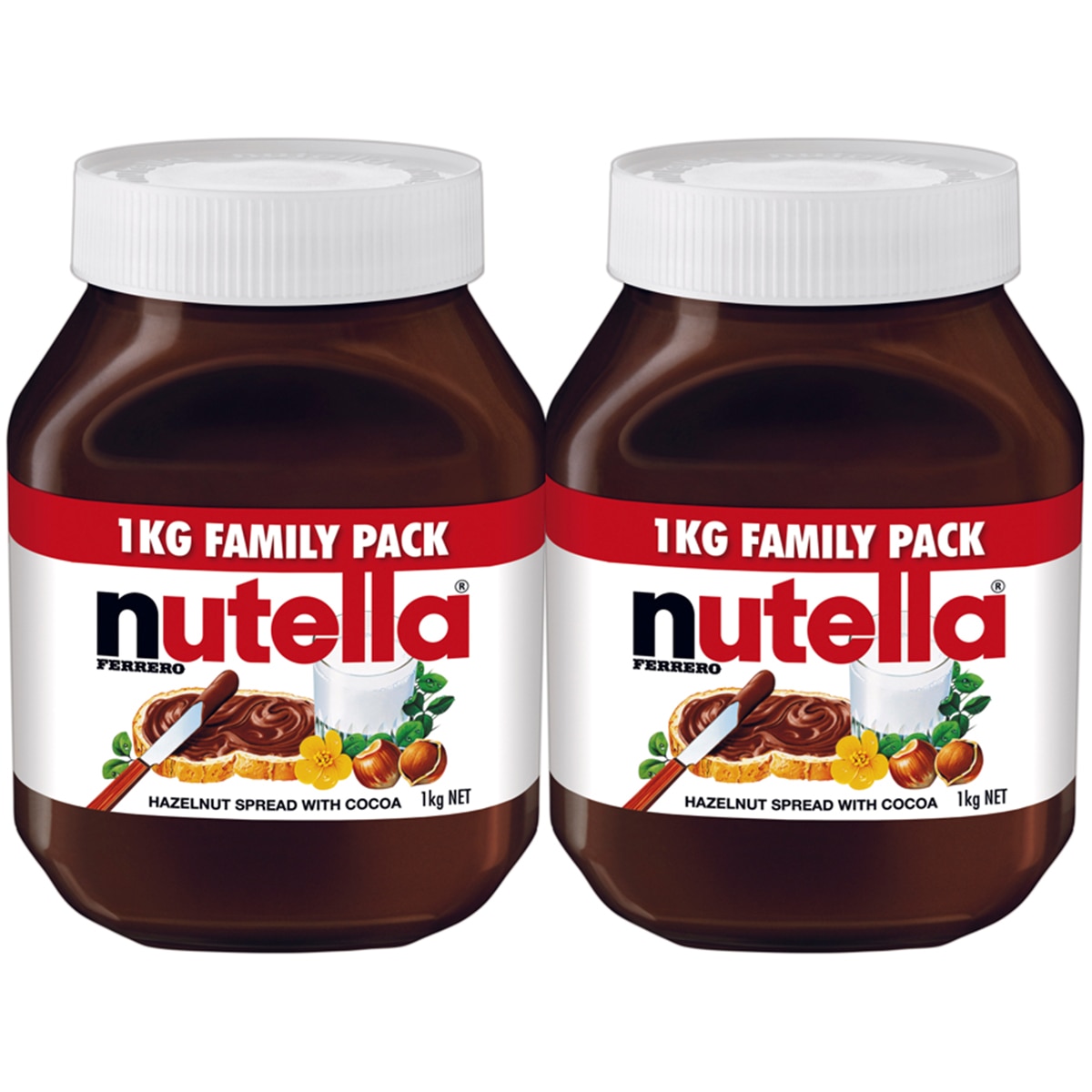 Nutella 2 x 1kg  Costco Australia