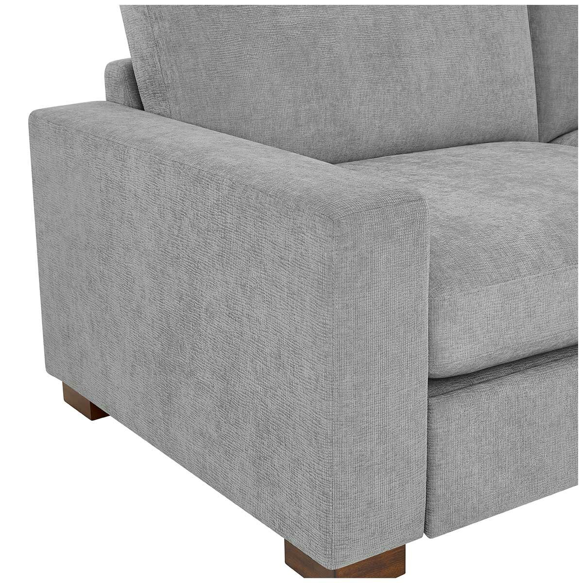 Henredon Fabric Sofa with 2 Power Footrests