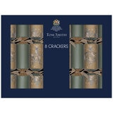 Tom Smith 8 Luxury Christmas Crackers Kraft Paper