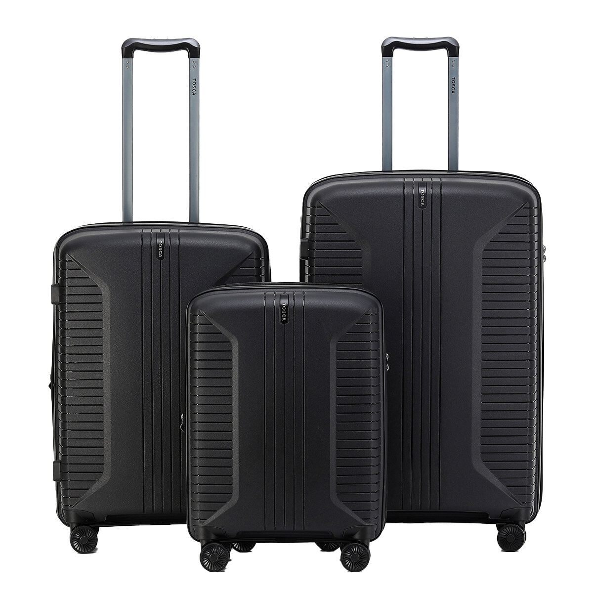 Tosca Pegasus 3 Piece Luggage Set Black
