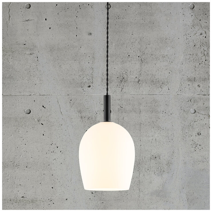 Nordlux Uma 18 Pendant Light Opal Glass Metal IP20 E2