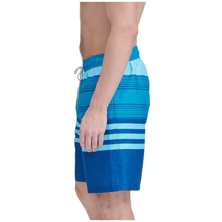 Kirkland Signature Men's Swim Shorts Teal Stripe Costco Australia