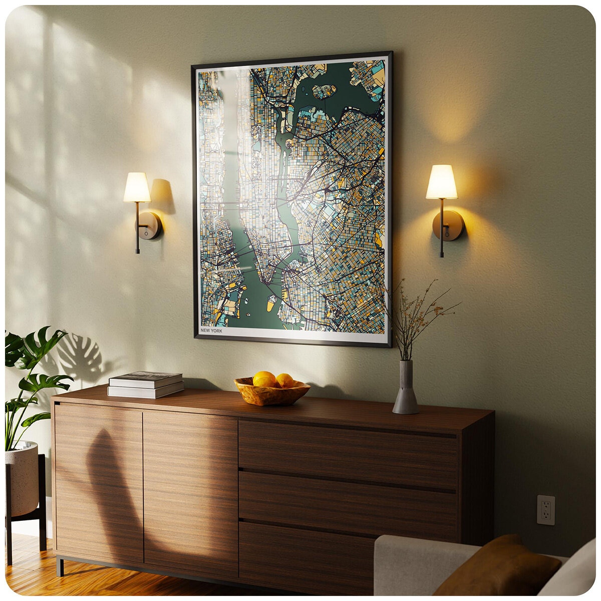 Globe LED Wall Sconce Wireless 2 Pack