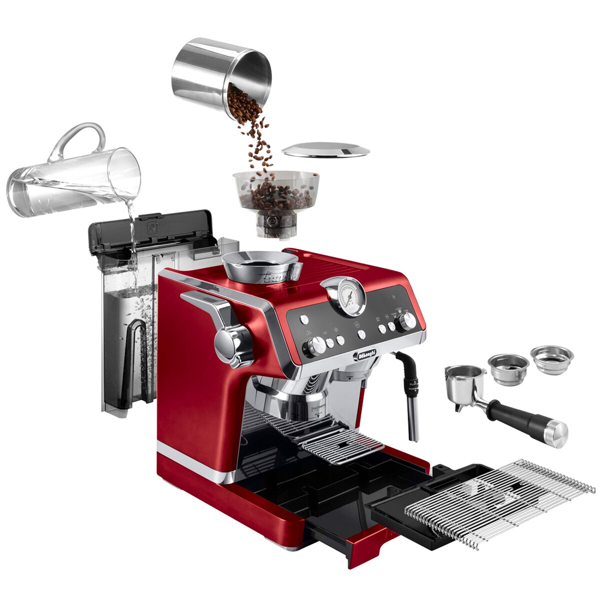 Delonghi La Specialista Red Pump Espresso Maker EC9335R Costco