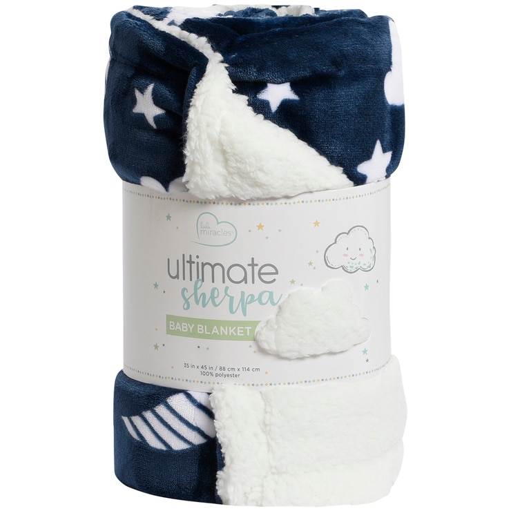 Little Miracles Ultimate Sherpa Baby Blanket Costco Australia
