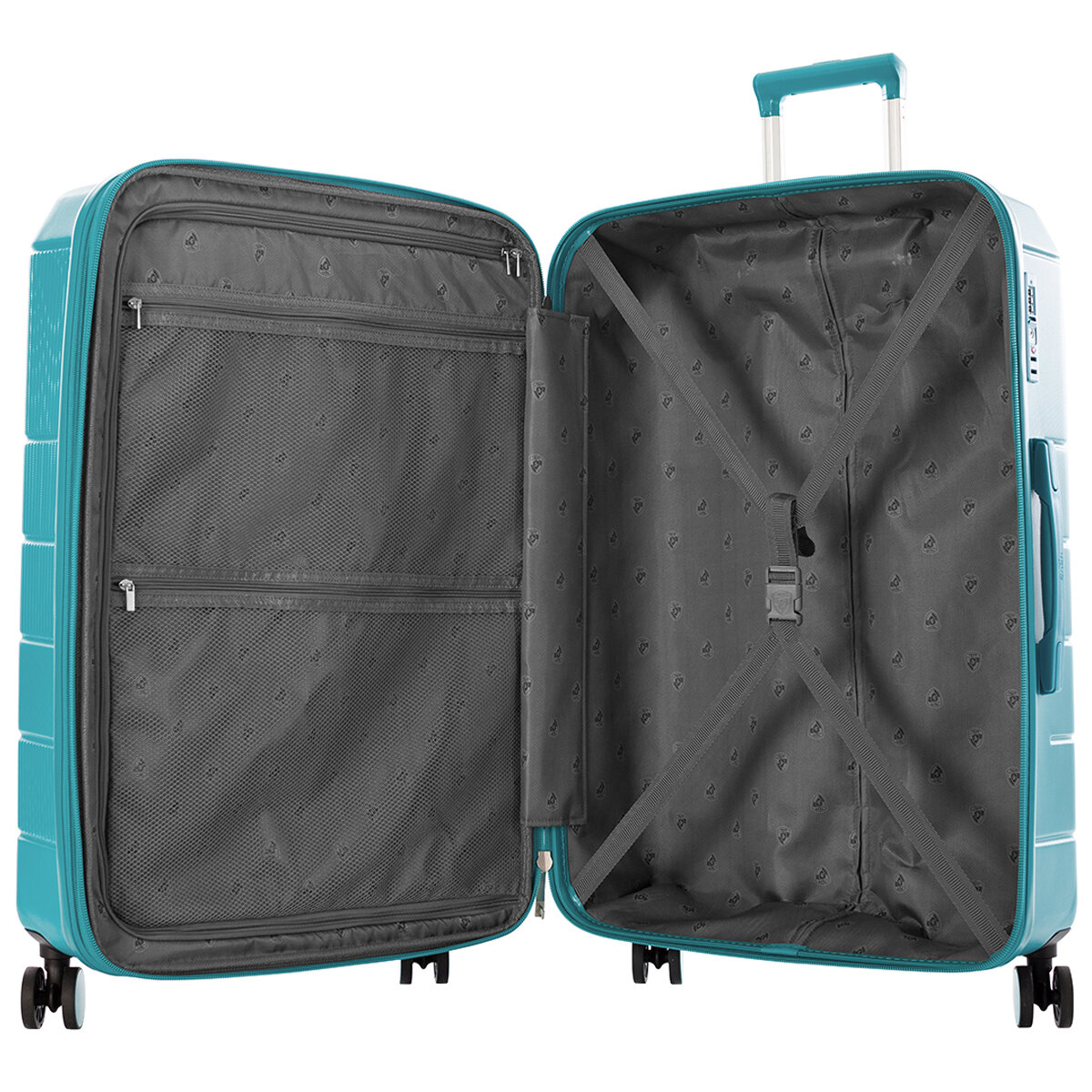 Heys Neo 3 Piece Hardside Luggage Set Aqua