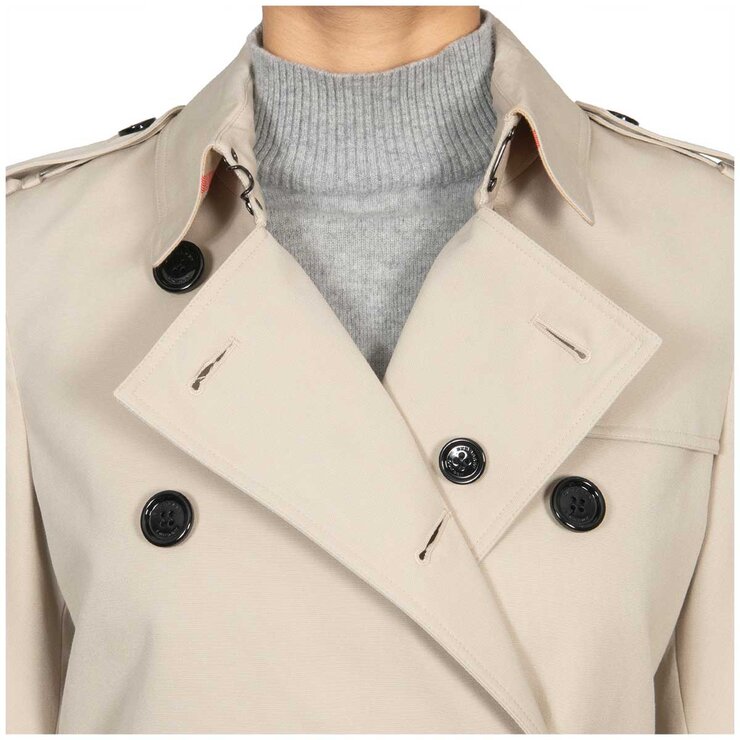 Burberry Harbourne Trench Coat Stone Burberry Harbourne Trench Coat Stone