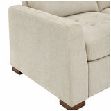 Thomasville 3 Piece Fabric Sectional with 2 Power Footrests