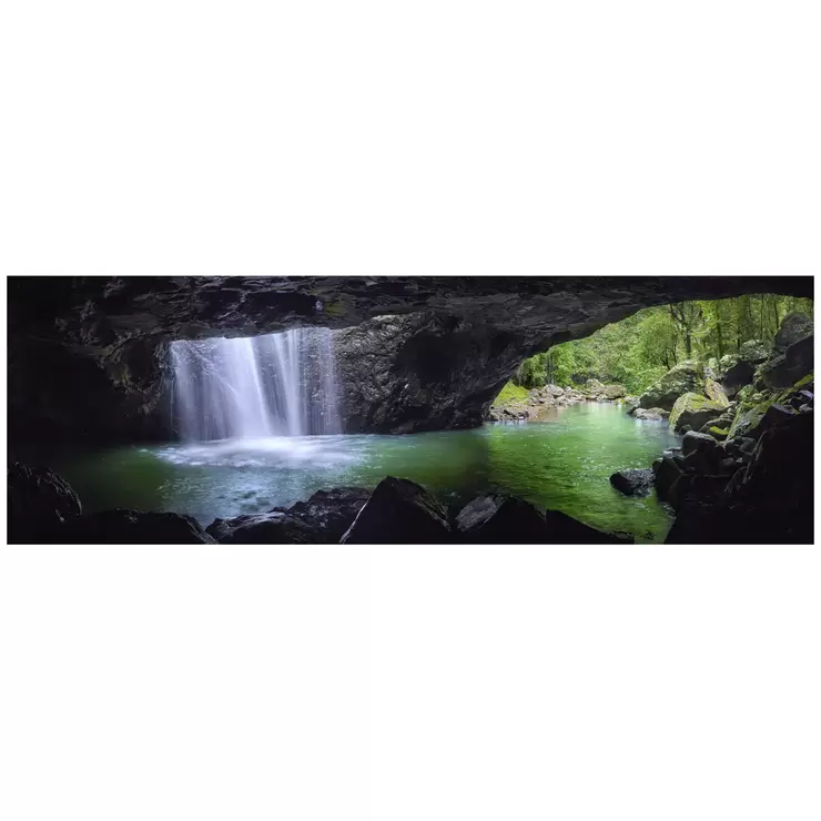 Ken Duncan 30 Natural Bridge, Qld Framed Print White