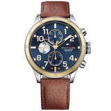 Tommy Hilfiger 1791137 - Men's TT Navy DL Leather Watch